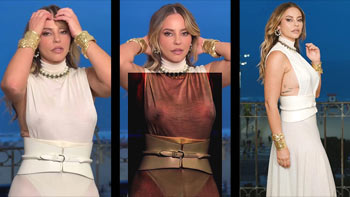 Paolla Oliveira nua em raio X com vestido transparente